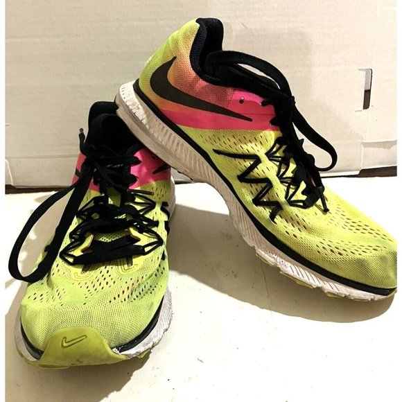 Nike Zoom Winflo 3 men's Size 9 Neon Green sneakers shoes - Picture 1 of 8